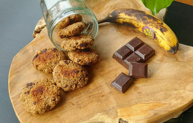 Cookies vegan banane-chocolat